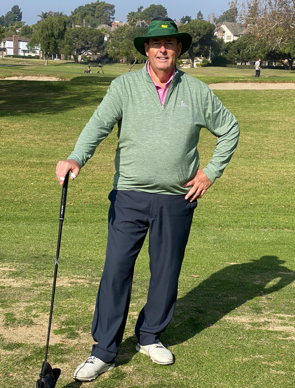 Mike Jick on the golf course in 2021